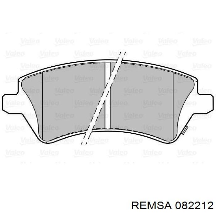 082212 Remsa Колодки передние
