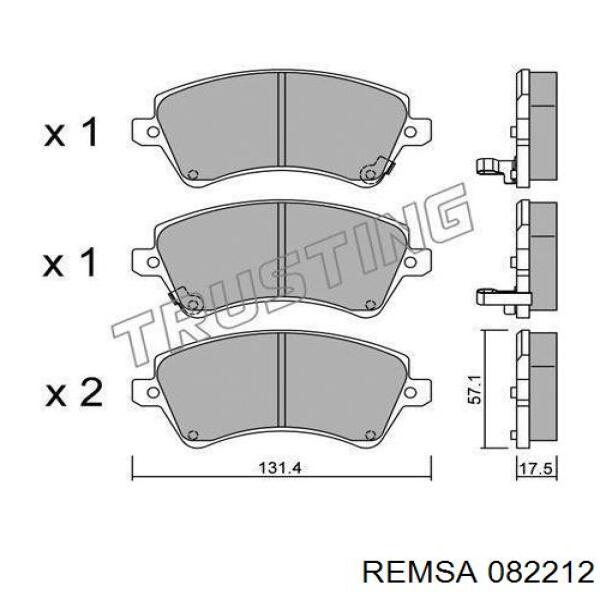 Колодки Remsa 082212 цена, от 27.94 USD