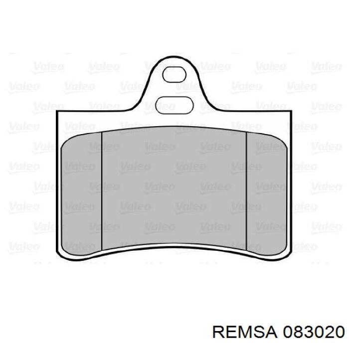 Колодки дисковые  Remsa 083020 цена, от 24.91 USD