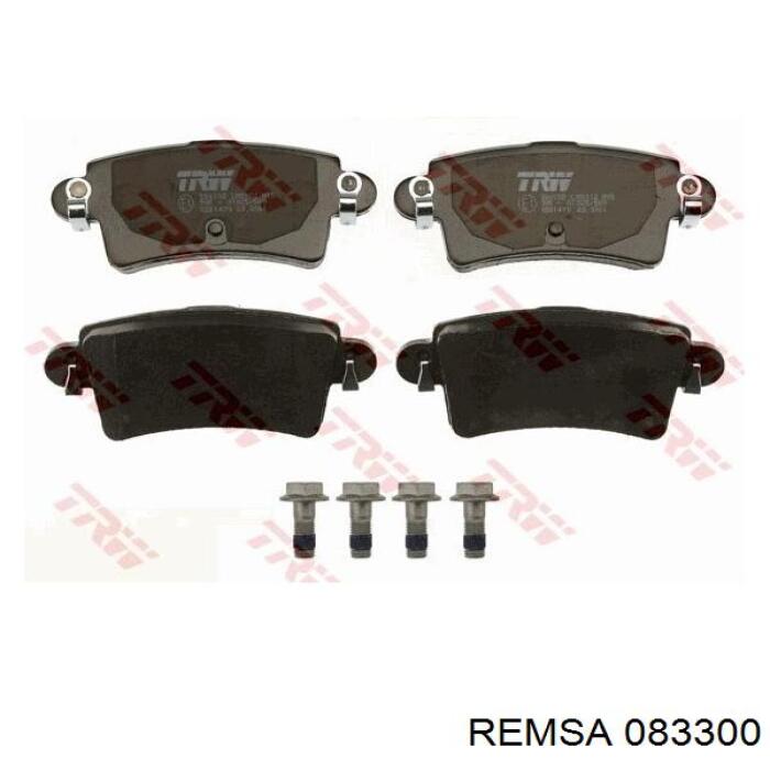 Купить 083300 Remsa Колодки тормозные задние, дисковые