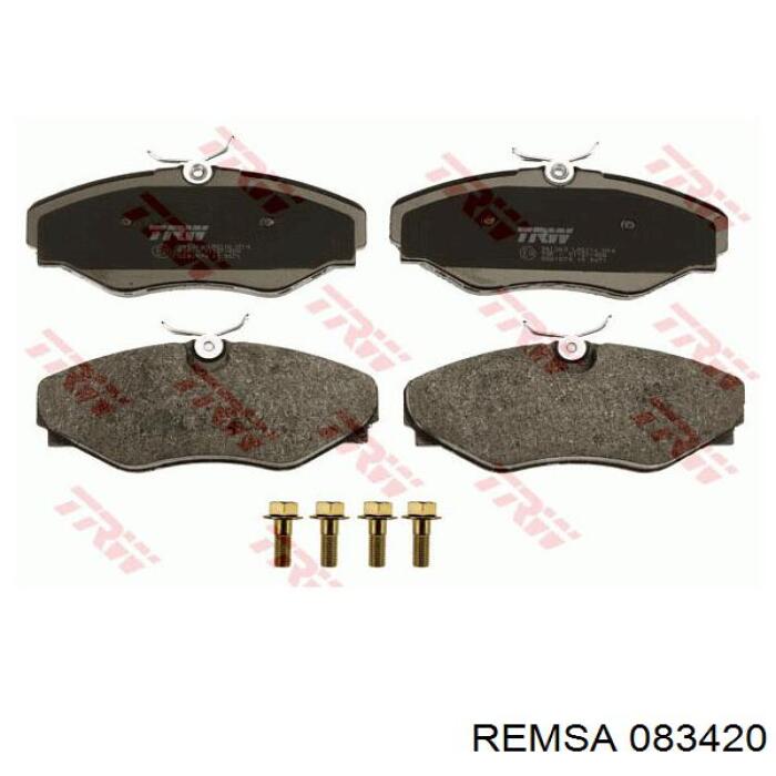 Тормозные колодки Remsa 083420