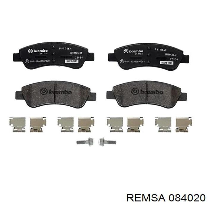 Тормозные колодки Remsa 084020
