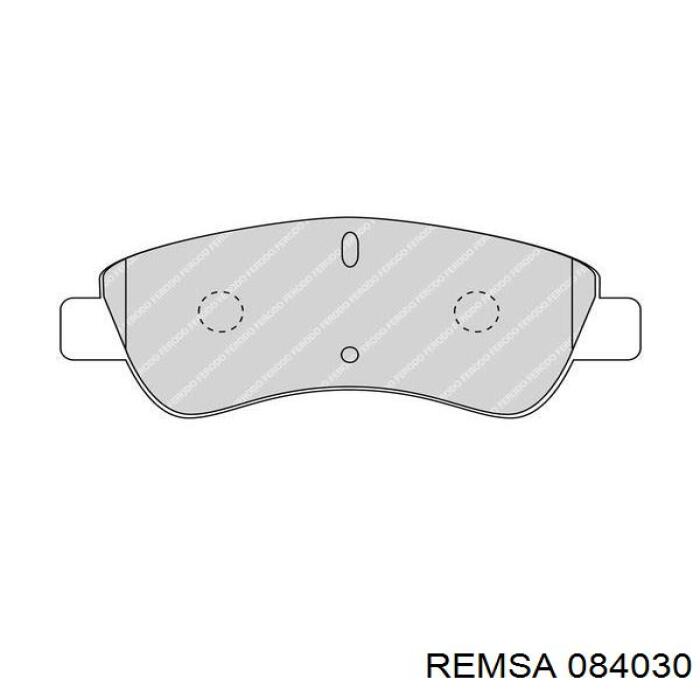 Тормозные колодки Remsa 084030