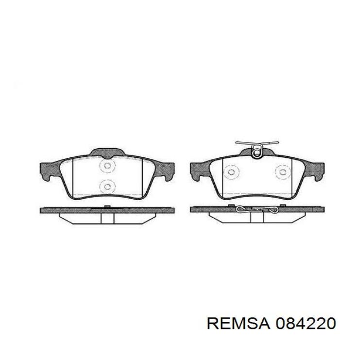 Pastillas de freno traseras 084220 Remsa