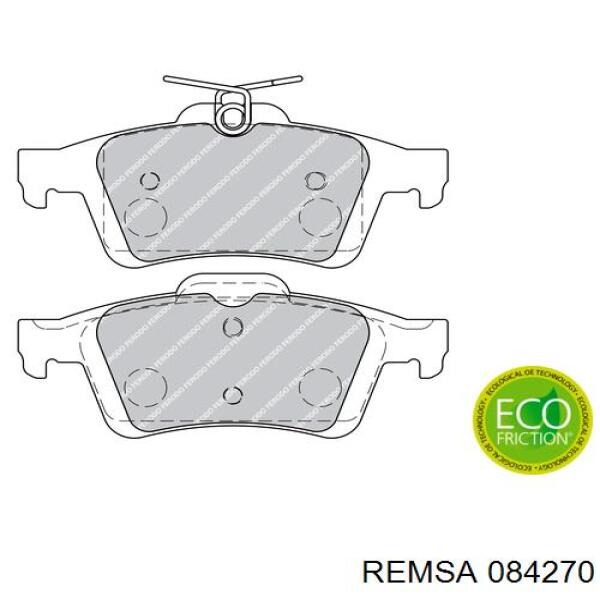 Задние дисковые колодки Remsa 084270