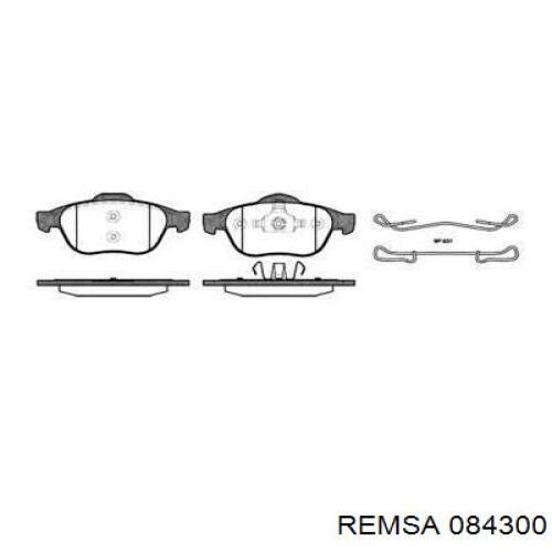 084300 Remsa Колодки передние