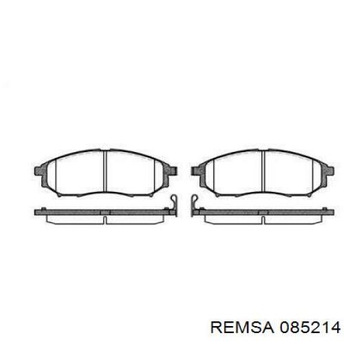 Передние тормозные колодки 085214 Remsa