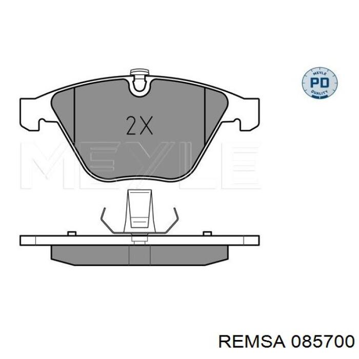 Передние тормозные колодки 085700 Remsa