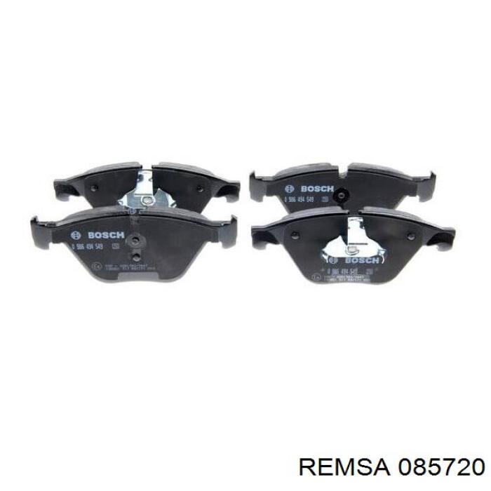 Передние тормозные колодки 085720 Remsa