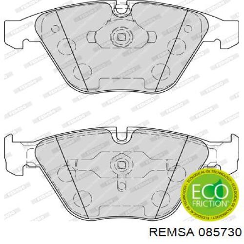 Передние тормозные колодки 085730 Remsa
