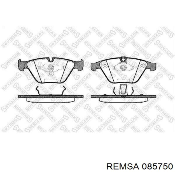 Pastillas de freno delanteras 085750 Remsa