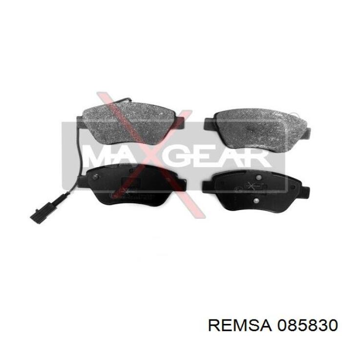 Передние тормозные колодки 085830 Remsa