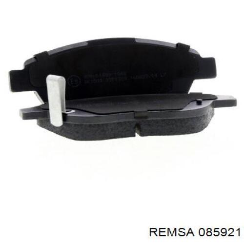 Передние тормозные колодки 085921 Remsa