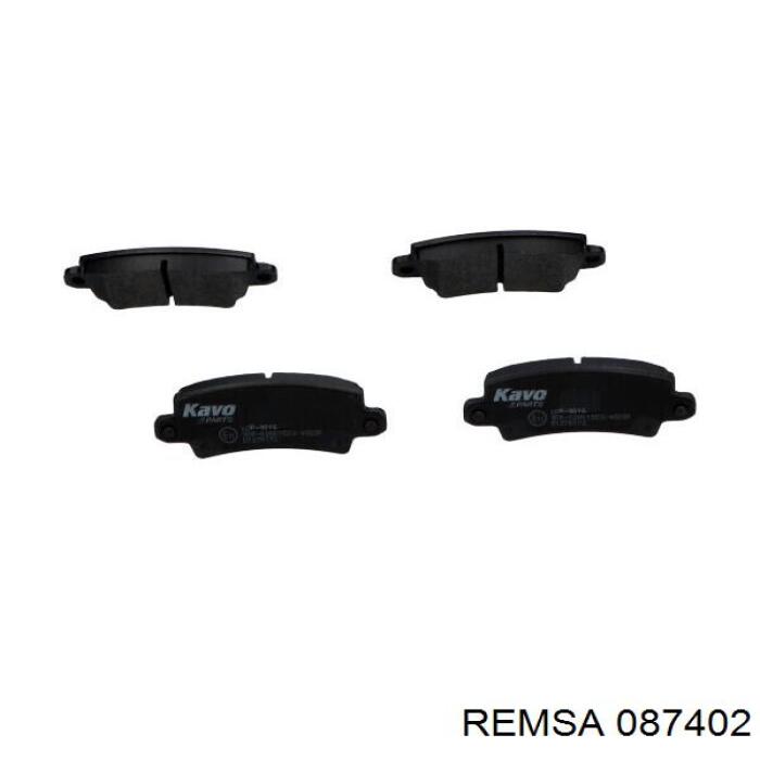 087402 Remsa Колодки тормозные дисковые комплект