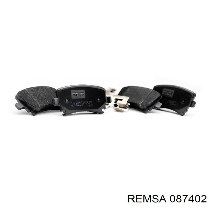 Задние тормозные колодки 087402 Remsa