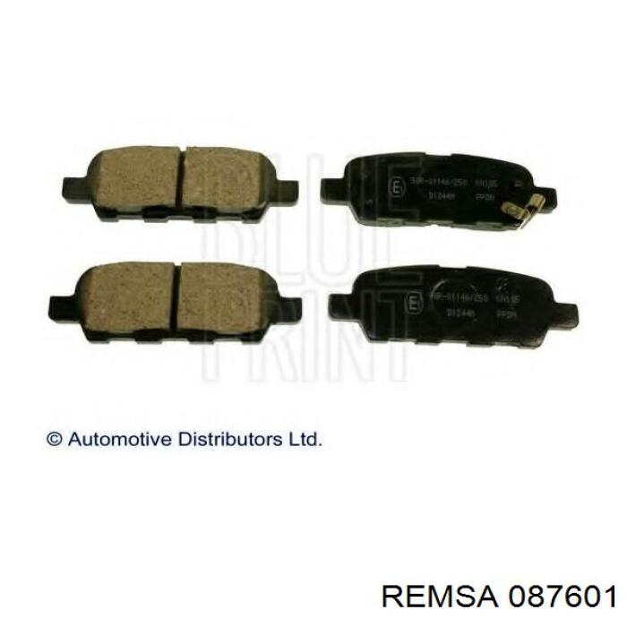 Купить 087601 Remsa Колодки тормозные задние, дисковые