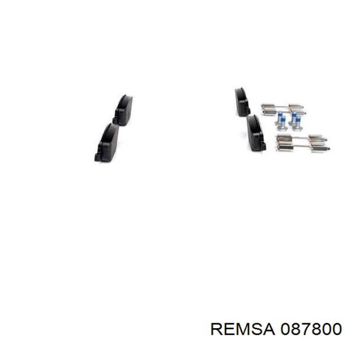 Задние тормозные колодки 087800 Remsa
