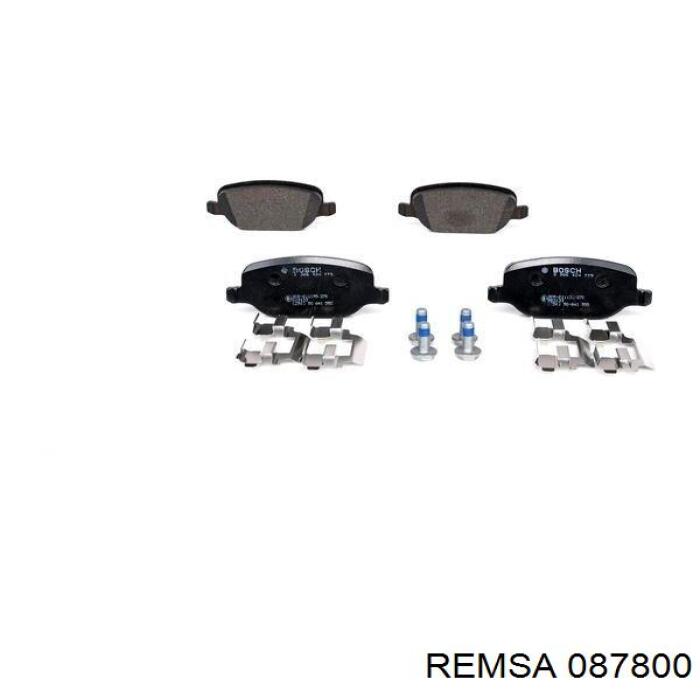 Задние тормозные колодки 087800 Remsa