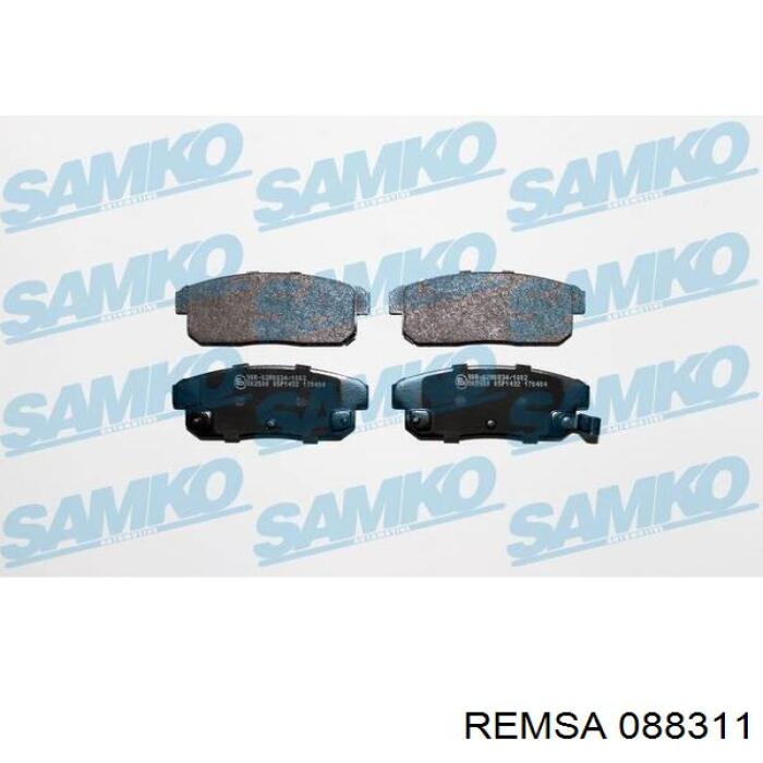 Задние дисковые колодки Remsa 088311