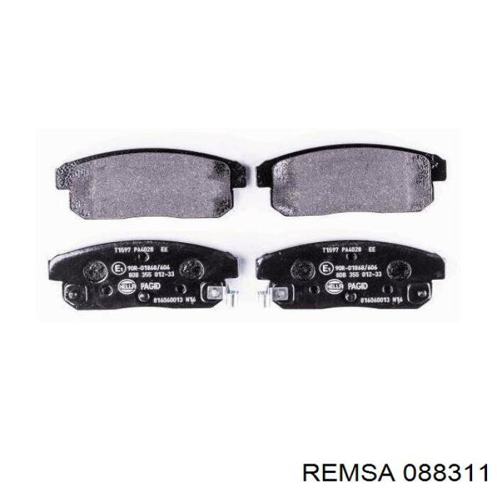 Колодки дисковые  Remsa 088311 цена, от 24.01 USD