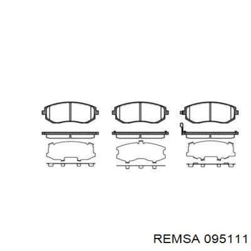 Тормозные колодки Remsa 095111