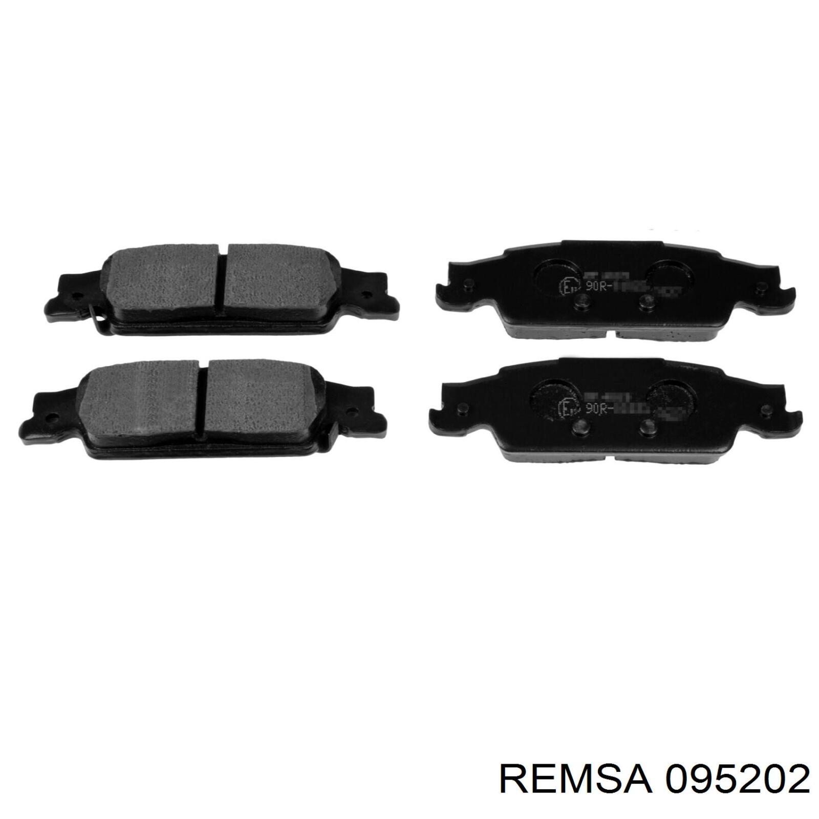 Колодки дисковые  Remsa 095202 цена, от 35.54 USD