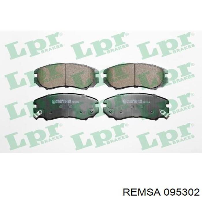 Передние тормозные колодки 095302 Remsa