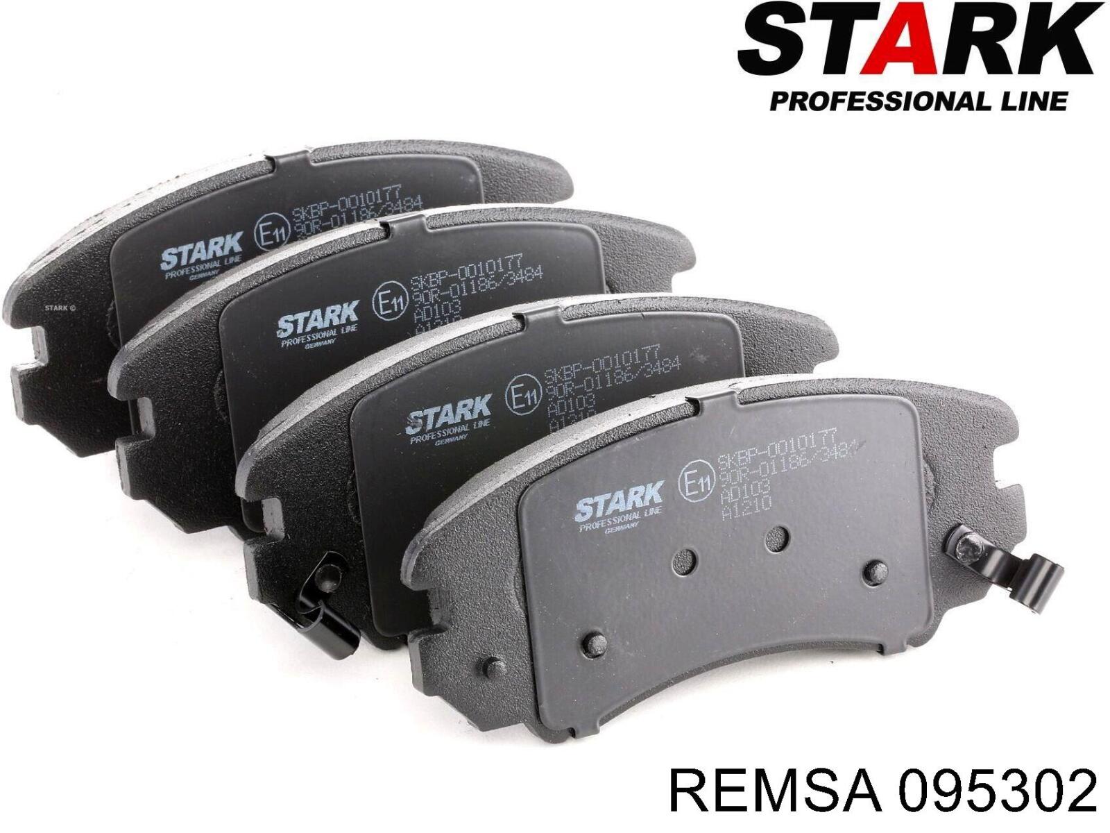 Тормозные колодки Remsa 095302