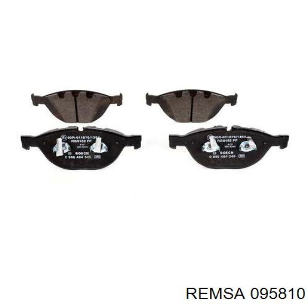 Купить 095810 Remsa Колодки тормозные
