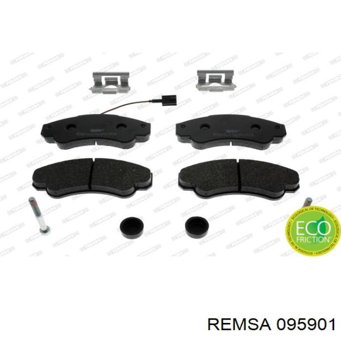 Передние тормозные колодки 095901 Remsa