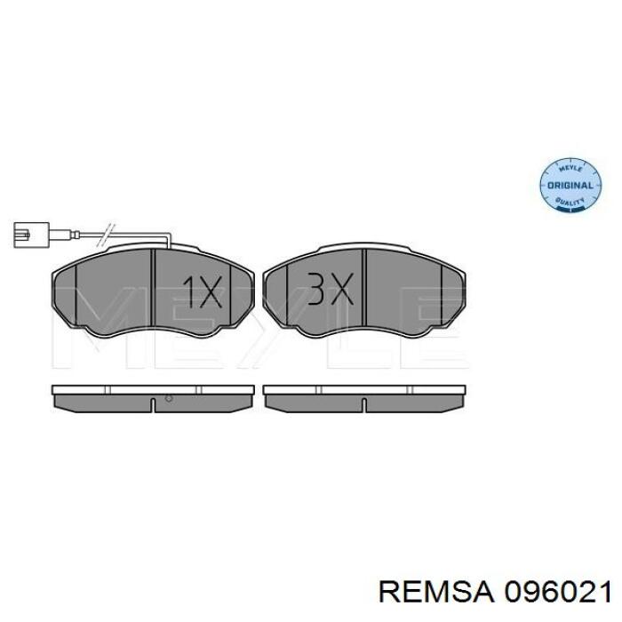 Колодки Remsa 096021 цена, от 18.95 USD