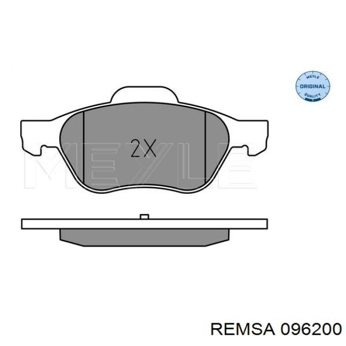 Колодки Remsa 096200 цена, от 30.91 USD