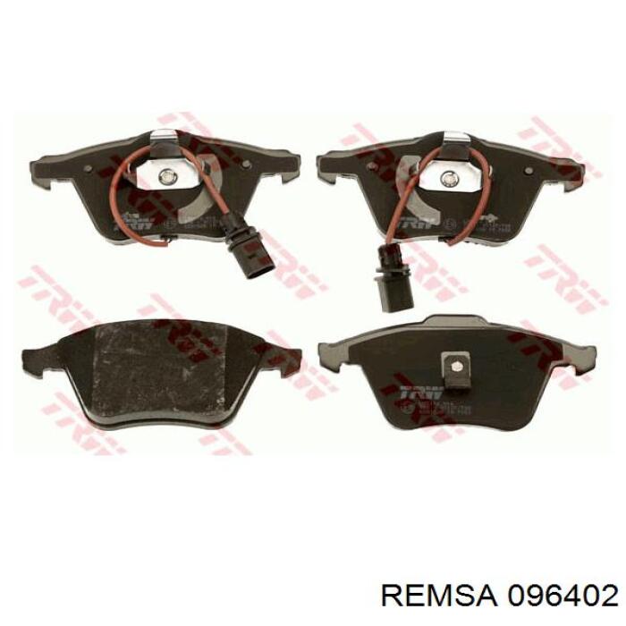 Купить 096402 Remsa Колодки тормозные