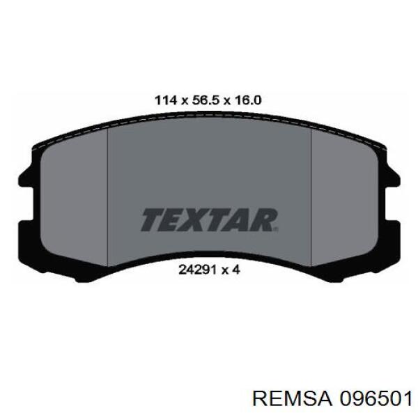 Купить 096501 Remsa Колодки тормозные