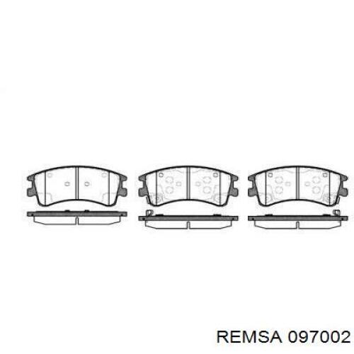 Купить 097002 Remsa Колодки тормозные