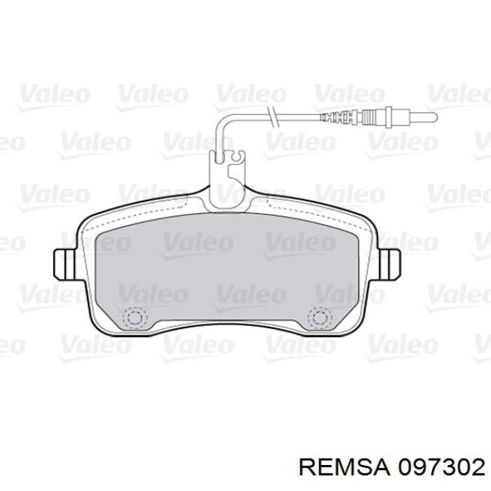 Тормозные колодки Remsa 097302