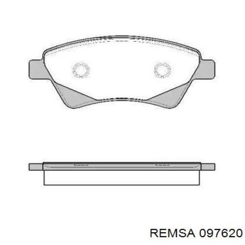 Тормозные колодки Remsa 097620