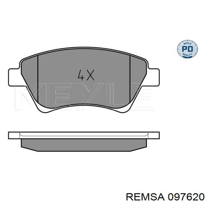 Купить 097620 Remsa Колодки тормозные