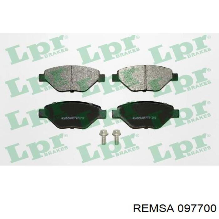 Передние тормозные колодки 097700 Remsa
