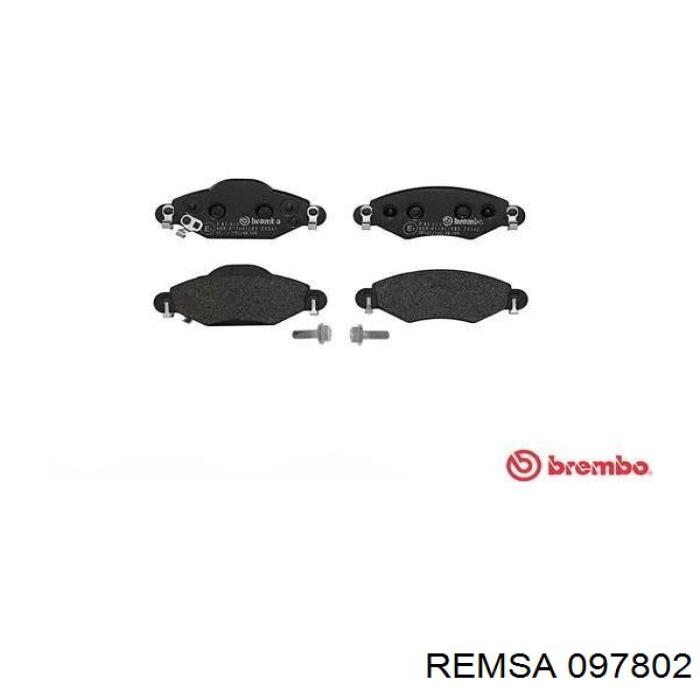 097802 Remsa Колодки передние