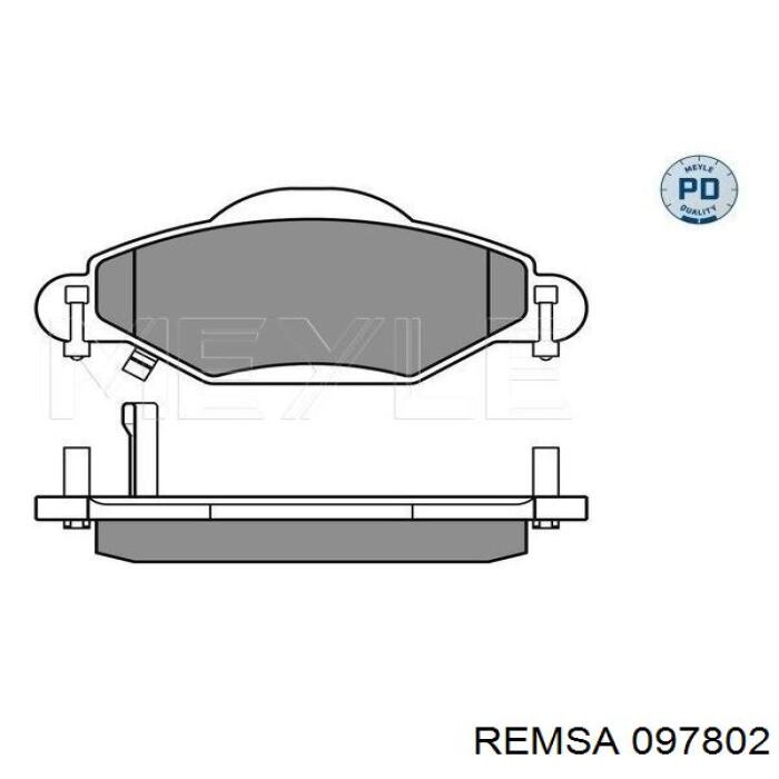 Колодки Remsa 097802 цена, от 27.43 USD