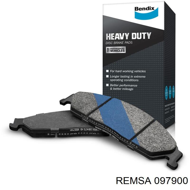 Тормозные колодки Remsa 097900