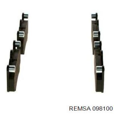 Тормозные колодки Remsa 098100