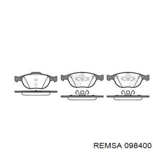 098400 Remsa Колодки передние