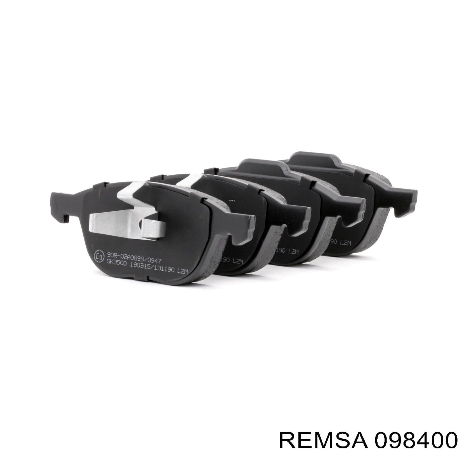 Тормозные колодки Remsa 098400