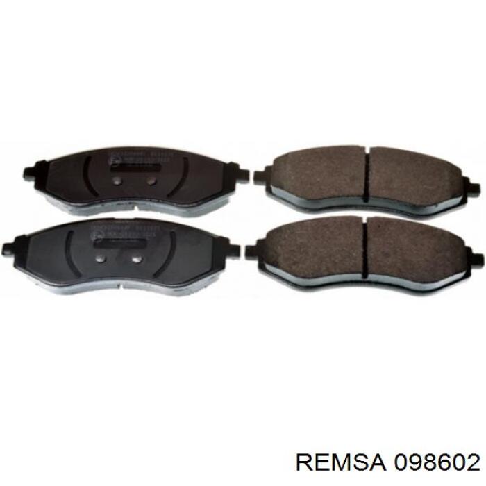 Тормозные колодки Remsa 098602