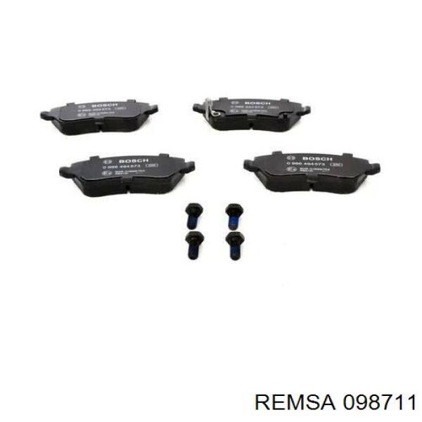 098711 Remsa Колодки передние