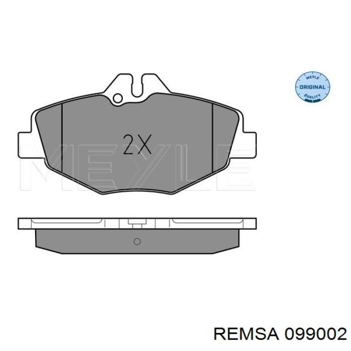 Передние тормозные колодки 099002 Remsa