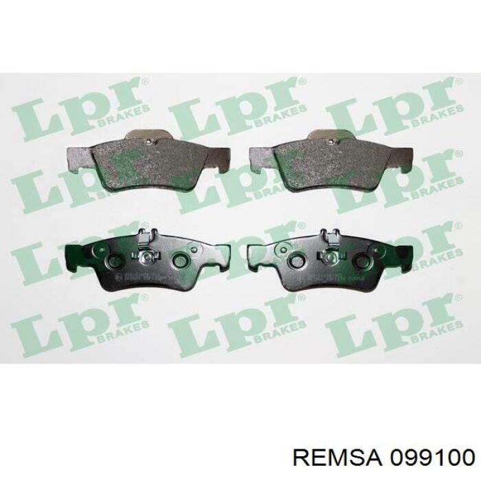 Купить 099100 Remsa Колодки тормозные задние, дисковые