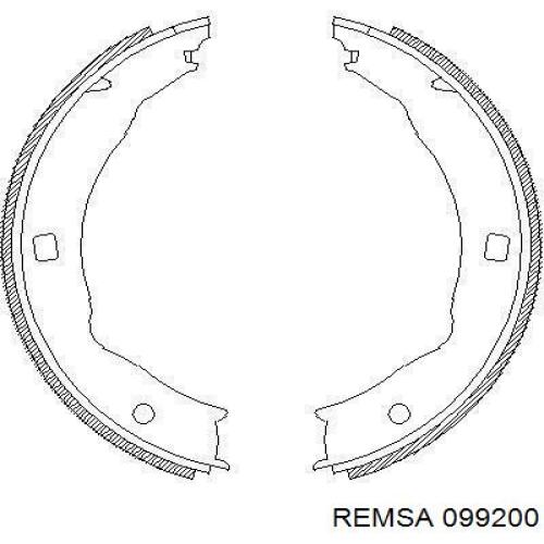 099200 Remsa Колодки передние